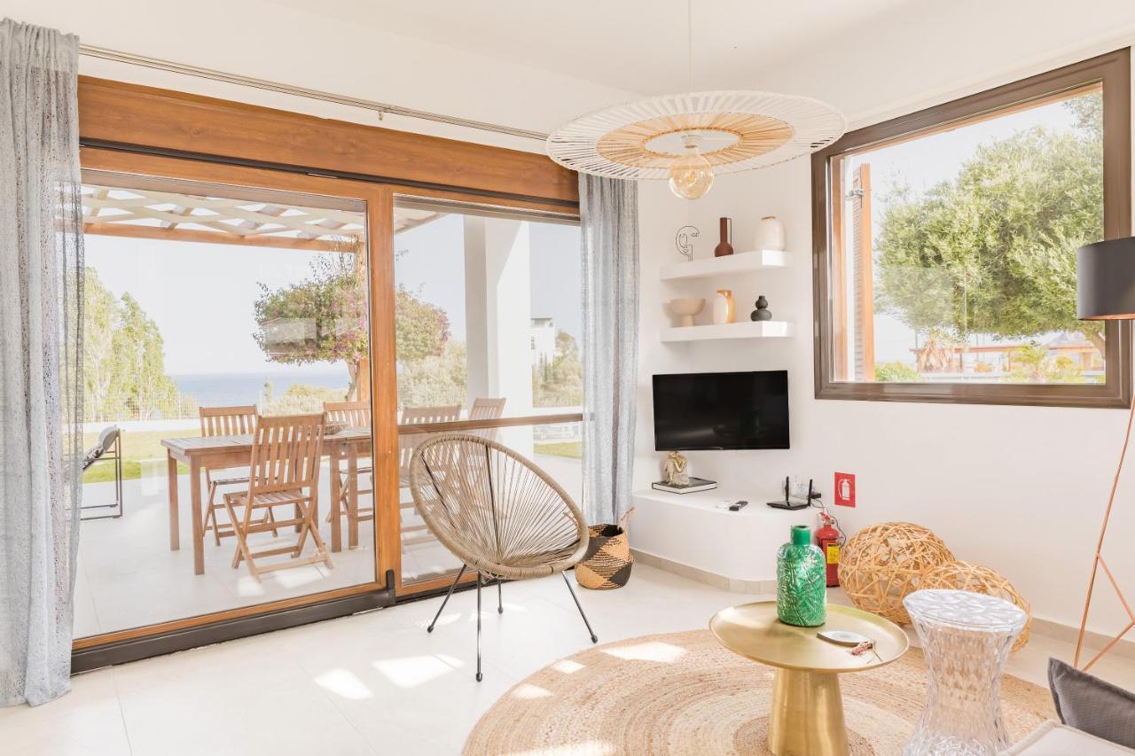 Villa Santa Maria With Private Pool And Sea View Afantou Exterior photo